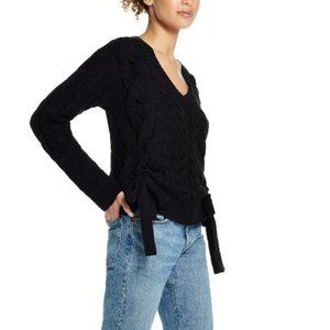 Weatherproof Vintage Side Tie Sweater